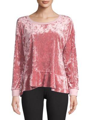 Betsey Johnson Long-sleeve Ruffle Top
