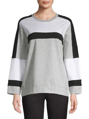 Donna Karan Colorblock Sweater