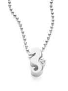 Alex Woo Sterling Silver Seahorse Icon Necklace
