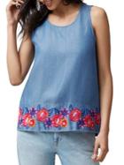 Tommy Bahama Frieda Embroidered Floral Top