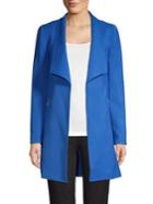 Tahari Arthur S. Levine Open Front French Topper Jacket