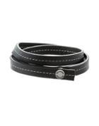 Ben Sherman Men's Leather Wrap Bracelet