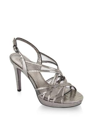 Adrianna Papell Adri Strappy Metallic Strappy Sandals
