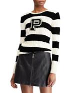 Polo Ralph Lauren Patch Striped Cotton Sweater