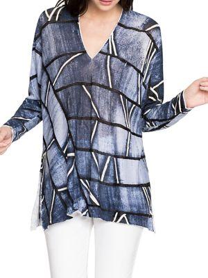 Nic+zoe High Tide Printed Top