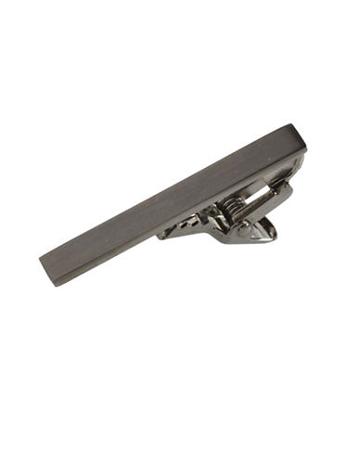 The Tie Bar Brushed Straight Patterned Tie Bar