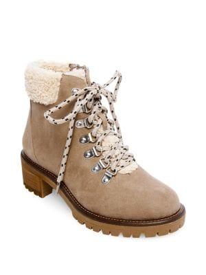 Design Lab Zelma Faux-fur Booties