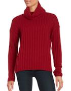 Lord & Taylor Petite Ribbed Turtleneck Sweater