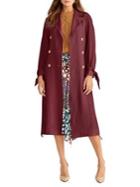 Rachel Roy Tamar Tied-cuff Tench Coat