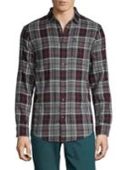 Original Penguin Reversible Logo Embroidered Plaid Shirt