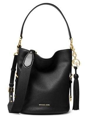 Michael Michael Kors Medium Brooke Pebbled Leather Bucket Bag