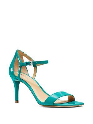 Michael Michael Kors Simone Stiletto Heel Patent Leather Sandals