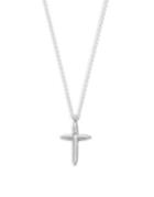 Dogeared Crystal Accented Cross Pendant Necklace