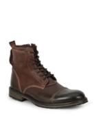 Gbx Cap Toe Leather Ankle Boots