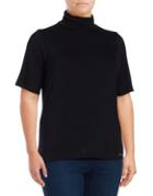 Michael Michael Kors Plus Solid Mockneck Tee