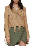 Walter Baker Frayed-trimmed Essie Jacket