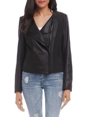 Karen Kane Contrast Moto Jacket