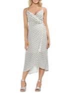 Vince Camuto Sleeveless Printed Wrap Dress