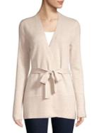 Lord & Taylor Cashmere Belted Cardigan