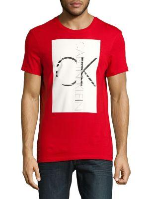 Calvin Klein Performance Big Box Logo Cotton Tee