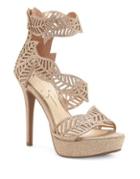 Jessica Simpson Bonilynn Metallic Platform Sandals