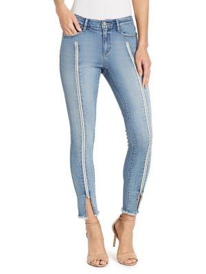 Skinny Girl Skinny Ankle Zipper Jeans