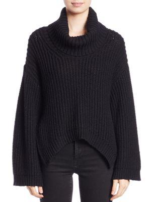 Rachel Zoe Long-sleeve Ribbed-knit Sweater