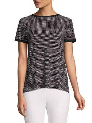 Anne Klein Neat Dot Tee