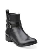 Clarks Pita Austin Leather Ankle Boots