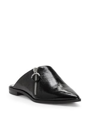1.state Felid Leather Slip-on Mules