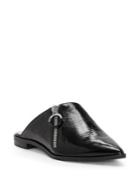 1.state Felid Leather Slip-on Mules