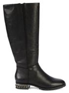 Karl Lagerfeld Paris Seine Studded Leather Tall Boots