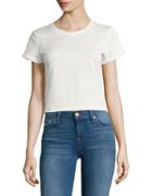 Design Lab Lord & Taylor Quilted Cropped Top
