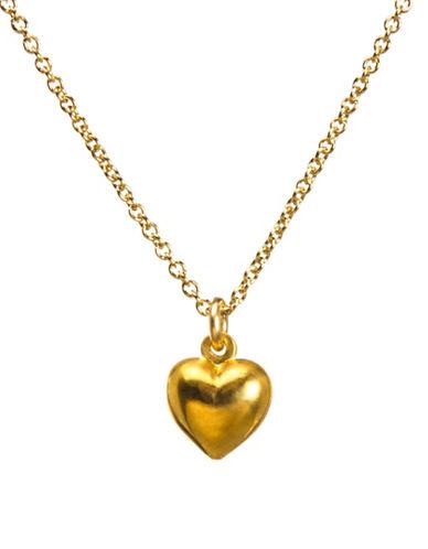 Dogeared 14k Gold Dipped Heart Pendant Necklace
