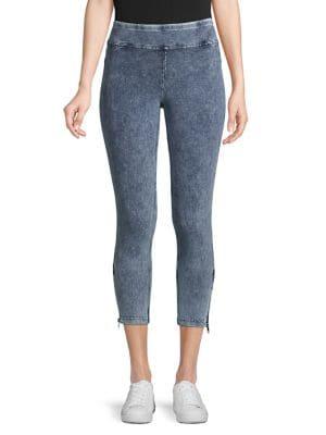 Marc New York Performance Zip Cuff Denim Leggings