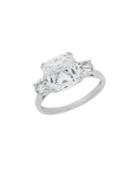 Lord & Taylor White Topaz And Sterling Silver Solitaire Ring