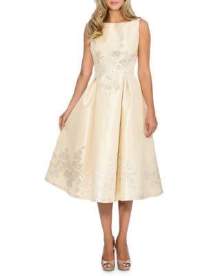 Decode 1.8 Boatneck Fit-&-flare Dress