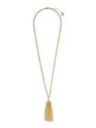 Vince Camuto Goldtone & Pave Crystal Tassel Pendant Necklace