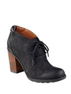 Tommy Hilfiger Duff Lace-up Suede And Leather Booties