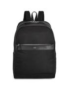 Hugo Boss Leather-trim Backpack