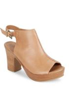 Kenneth Cole Reaction Tole Tally Leather Platform Sandals