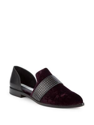 Matt Bernson Sterling Embellished Strap Cutout Shoes