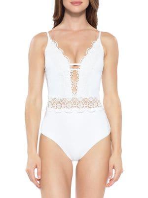 Becca By Rebecca Virtue Muse Plunge One-piece Swimsuit