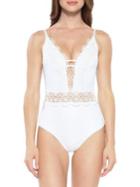 Becca By Rebecca Virtue Muse Plunge One-piece Swimsuit