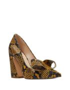 Nine West Haddriana Bow-accent Snake-look Pumps