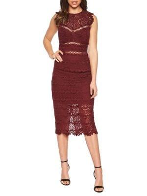 Bardot Mariano Lace Sheath Dress