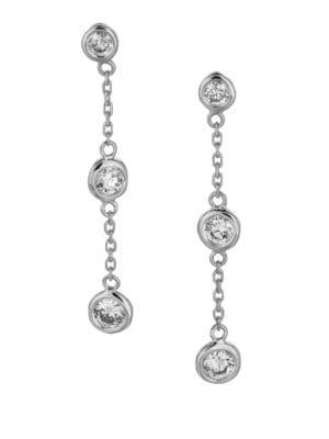 Morris & David 0.75 Tcw Diamond And 14k White Gold Earrings