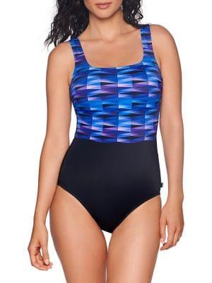 Reebok Sport Fashion Swift Runner 1-piece Swimsuit