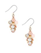 Lucky Brand Sun Kissed Moments Two-tone Cluster Earrings