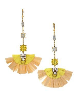 Badgley Mischka Crystal-embellished Drop Earrings